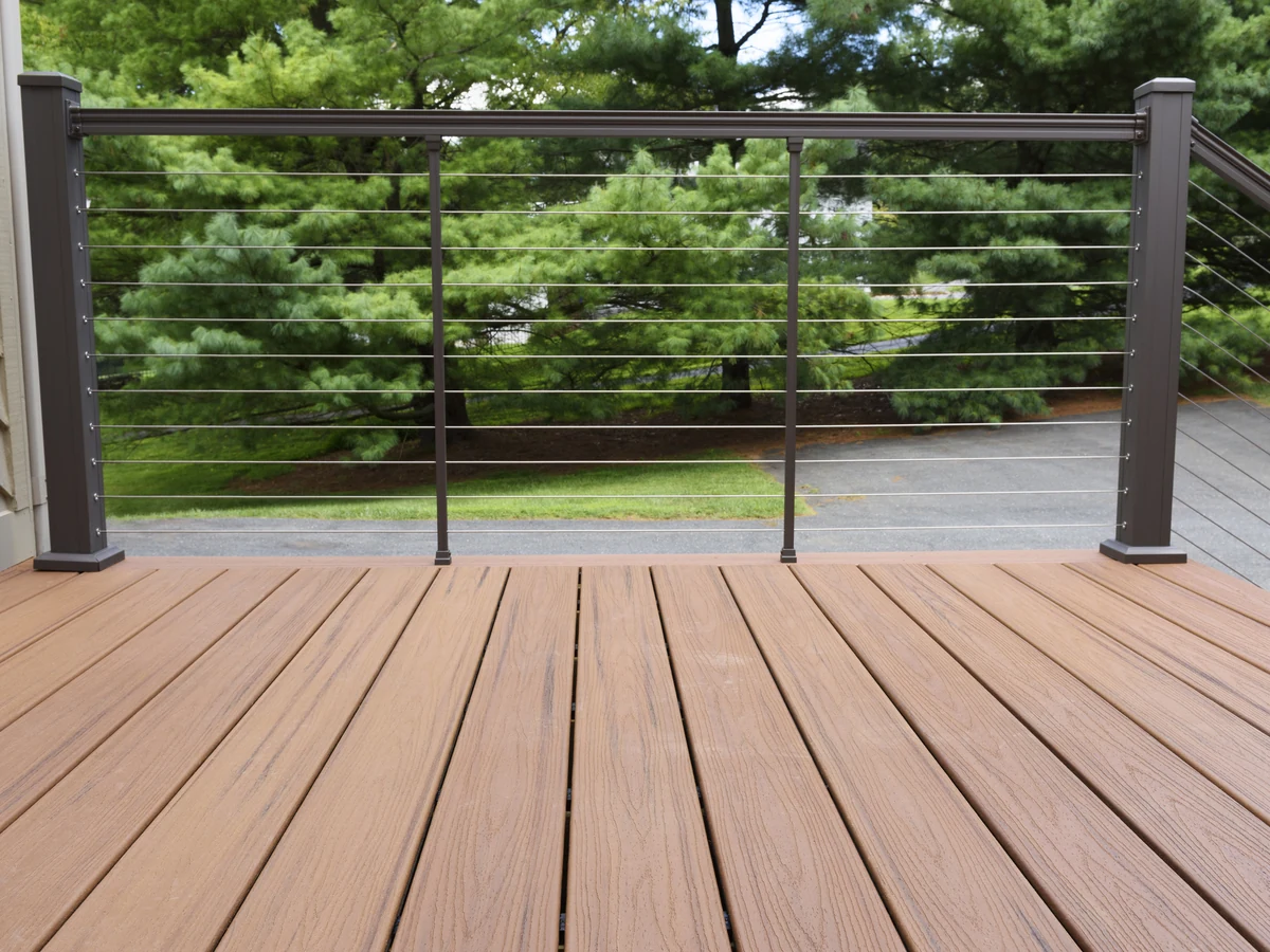 deck-painting-wooden-deck-metal-cheshire-painters Deck painting in Wilmslow - wooden garden deck treated and stained by Cheshire Painters